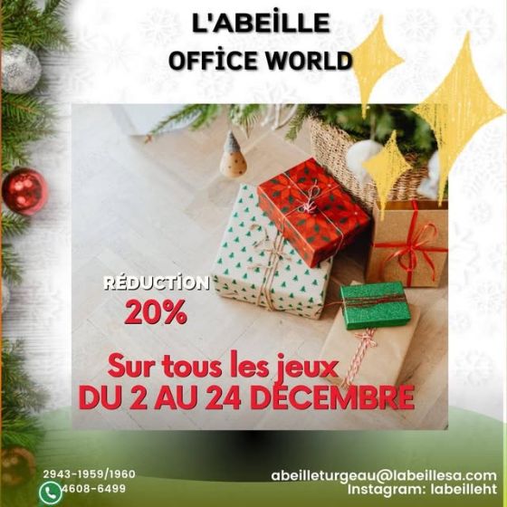 Cadeaux et jeux pour les fêtes